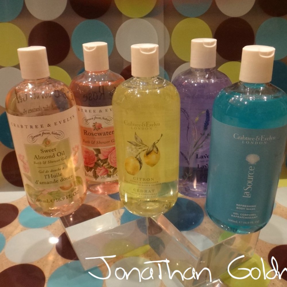 Crabtree & Evelyn Rosewater Sweet Almond Oil & Citron Lavender La Source Bathgel